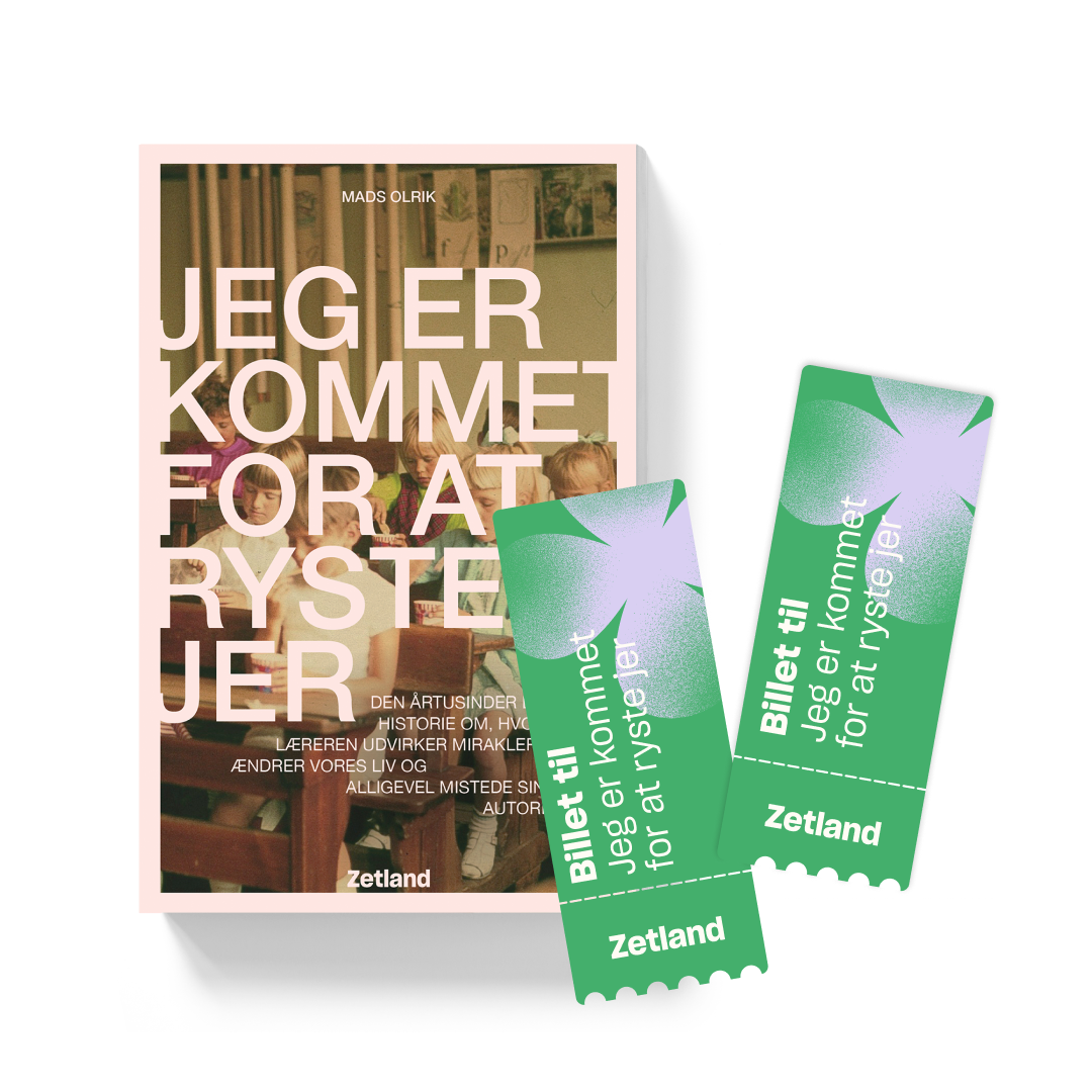 JEG ER KOMMET FOR AT RYSTE JER bog + to billetter til foredragsshow med Mads Olrik.