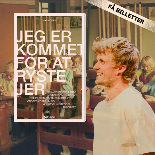 En billet til foredragsshow: Jeg er kommet for at ryste jer