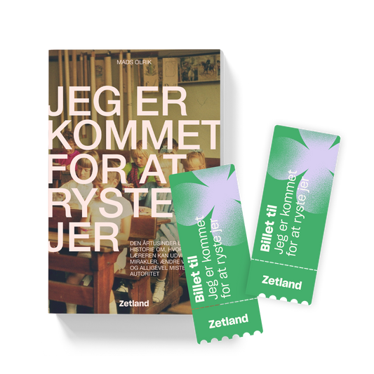 JEG ER KOMMET FOR AT RYSTE JER bog + to billetter til foredragsshow med Mads Olrik.