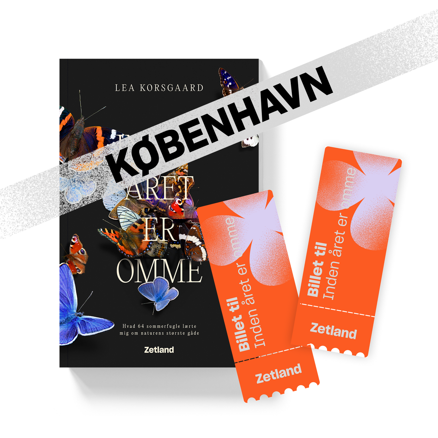 INDEN ÅRET ER OMME bog + 2 billetter til foredragsshow med Lea Korsgaard.