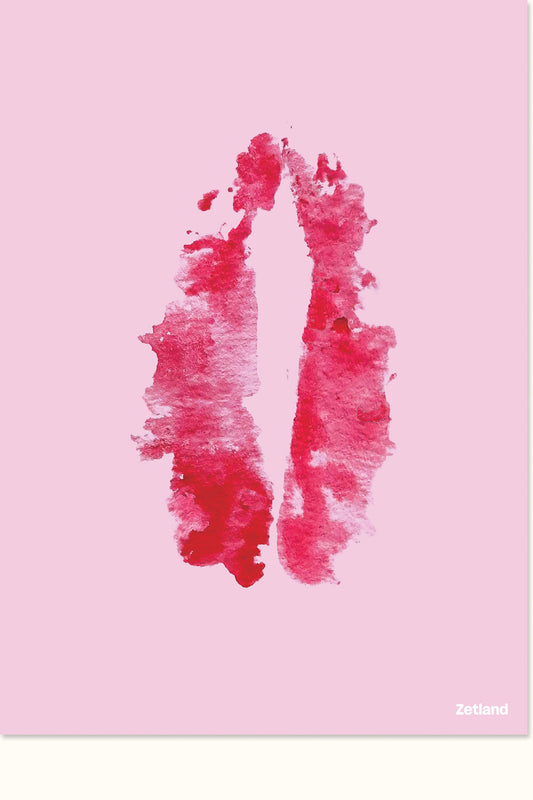 Lips – plakat af Julie Ravn Hansen