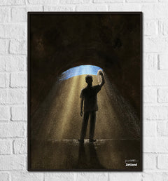 Mening i mørket – plakat af Lorenzo Matteucci